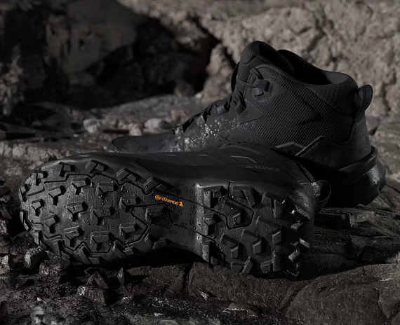 Кроссовки мужские Adidas Terrex Skychaser Ax5 Mid Gtx Cblack/Cblack/Carbon - Фото 5 большая