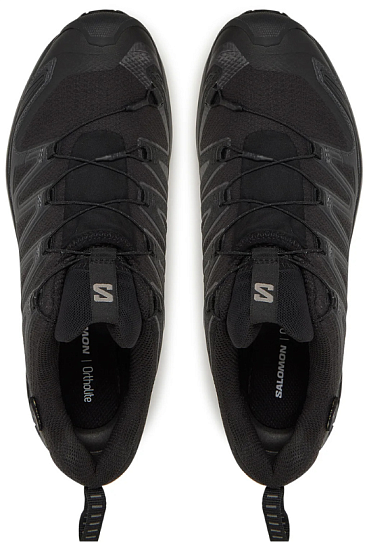 Кроссовки мужские Salomon Xa Pro 3D V9 Wide Gtx Black/Phantom/Pewter - Фото 3 большая