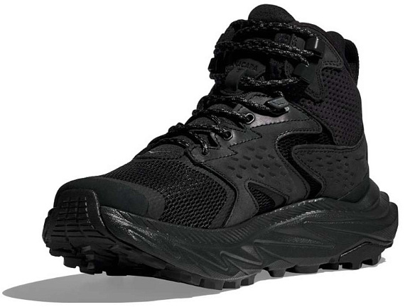 Кроссовки мужские Hoka Anacapa 2 Mid Gtx Black/Black - Фото 3 большая