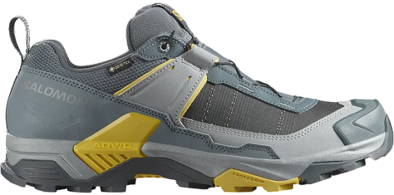 Кроссовки мужские Salomon X Ultra 5 Gtx Turbulence/Monument/Spicy Mustard - Фото 1 большая
