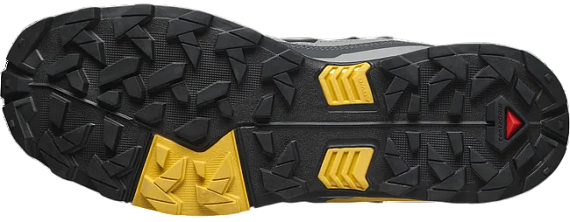 Кроссовки мужские Salomon X Ultra 5 Mid Gtx Asphalt/Monument/Spicy Mustard - Фото 2 большая