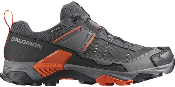 Кроссовки мужские Salomon X Ultra 5 Gtx Asphalt/Castlerock/Burnt Ochre - Фото 1 большая