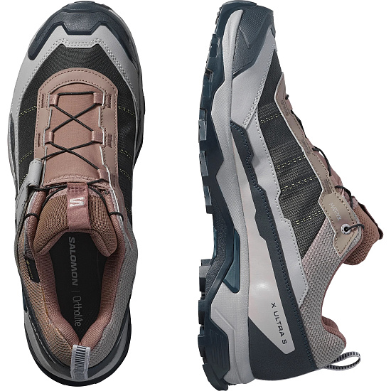 Кроссовки мужские Salomon X Ultra 5 Gtx Iron/Dark Navy/Gull - Фото 2 большая