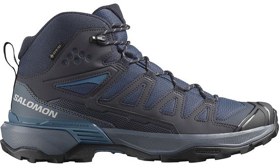 Кроссовки мужские Salomon X Ultra 360 Mid Gtx Blue Nights/Dark Navy/Dark Blue - Фото 1 большая