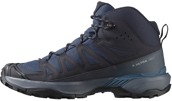 Кроссовки мужские Salomon X Ultra 360 Mid Gtx Blue Nights/Dark Navy/Dark Blue - Фото 4 большая