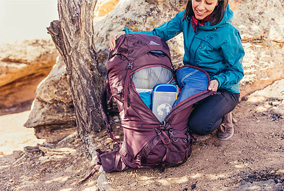 Рюкзак женский Gregory Deva 70 Rc Fog Grey - Фото 4 большая