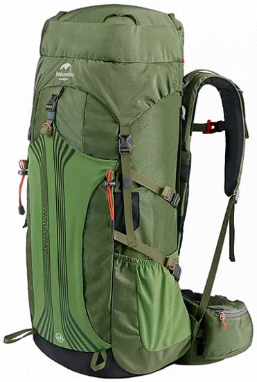 Рюкзак Naturehike Hiking 65 Green - Фото 1 большая