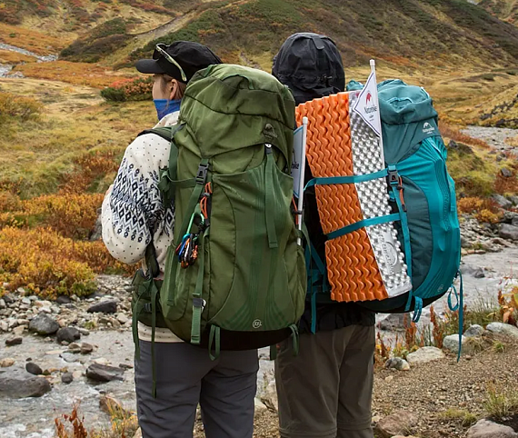 Рюкзак Naturehike Hiking 65 Green - Фото 6 большая