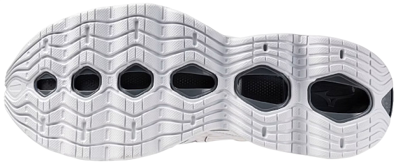 Кроссовки Mizuno Wave Prophecy 14 White/MIZGalaxySilver/HarbMist - Фото 2 большая