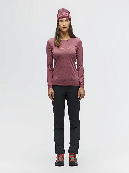 Брюки женские Salewa Puez Orval 2 Durastretch Black Out - Фото 5 большая