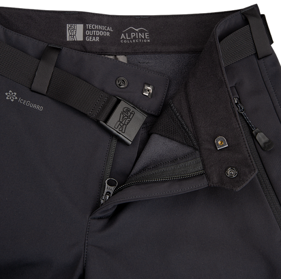 Брюки женские Sivera Сквара ПК Чёрный - Фото 4 большая