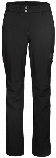 Брюки женские Mammut Runbold Winter SO Short Black - Фото 1 большая