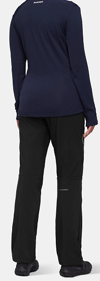 Брюки женские Mammut Runbold Winter SO Long Black - Фото 3 большая
