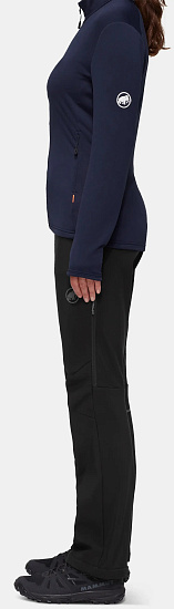 Брюки женские Mammut Runbold Winter SO Long Black - Фото 4 большая