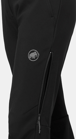 Брюки женские Mammut Runbold Winter SO Long Black - Фото 6 большая