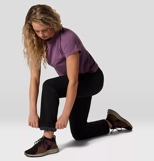 Брюки женские Mountain Hardwear Yumalina Lined Black - Фото 8 большая