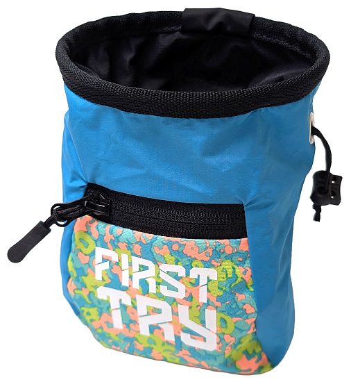 Мешок для магнезии First Try Малый 111125 Кислотный Камуфляж/Голубой - Фото 1 большая