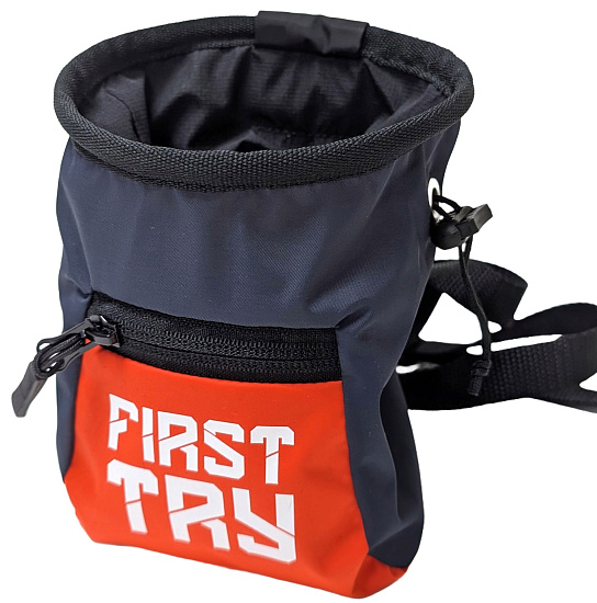 Мешок для магнезии First Try Малый 111125 Красный/Тёмно-Синий - Фото 1 большая