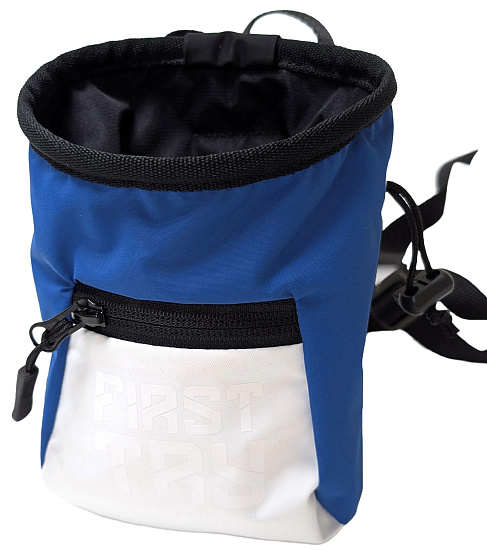 Мешок для магнезии First Try Малый 111125 Белый/Синий - Фото 1 большая