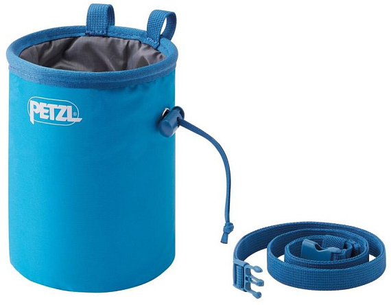 Мешок для магнезии Petzl Bandi Blue - Фото 3 большая