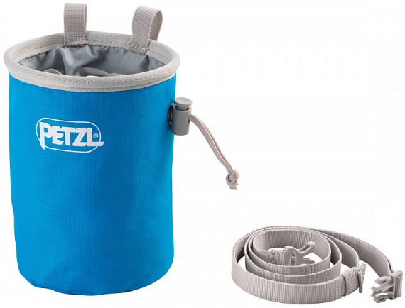Мешок для магнезии Petzl Bandi Blue - Фото 2 большая