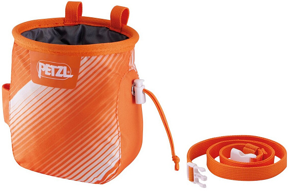 Мешок для магнезии Petzl Saka Orange - Фото 2 большая