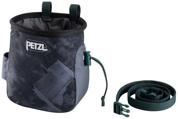 Мешок для магнезии Petzl Saka Gray - Фото 2 большая