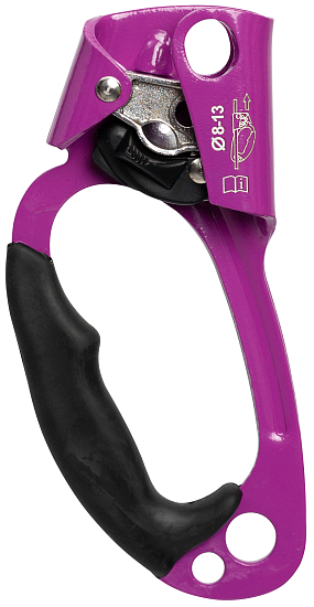 Зажим ручной Vertical Жумар левый Violet - Фото 1 большая