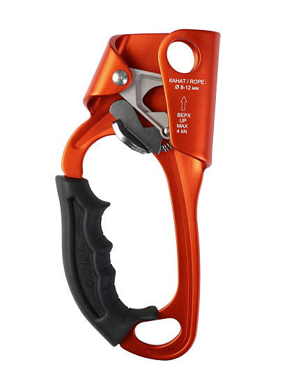 Жумар Vento левый Оранжевый - Фото 1 большая