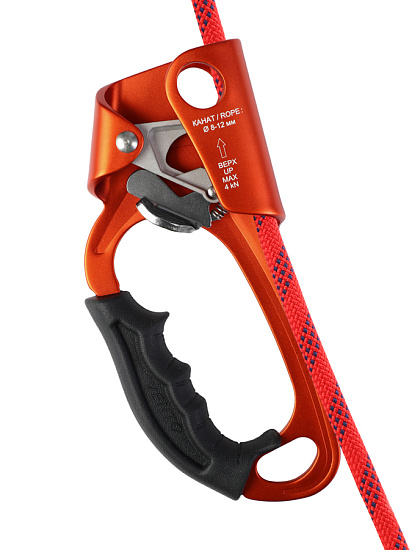 Жумар Vento левый Оранжевый - Фото 3 большая