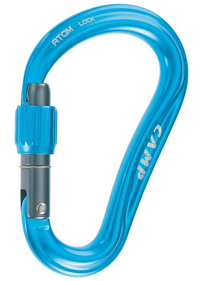 Карабин C.A.M.P. Atom - Lock Blue - Фото 1 большая