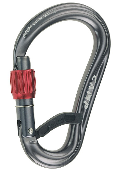 Карабин C.A.M.P. Atom Belay Lock Gun Metal - Фото 1 большая