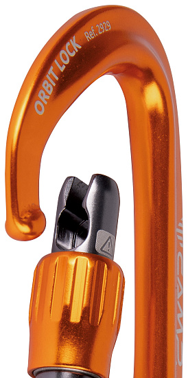Карабин C.A.M.P. Orbit Lock Orange - Фото 5 большая