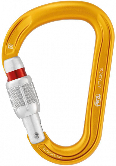 Карабин Petzl Attache Yellow - Фото 1 большая