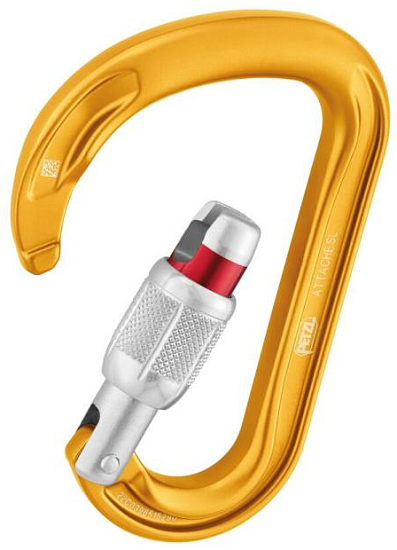 Карабин Petzl Attache Yellow - Фото 3 большая