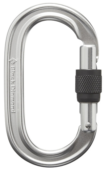 Карабин Black Diamond Oval Keylock Screwgate Polished - Фото 1 большая
