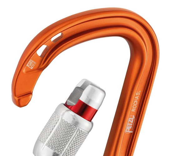 Карабин Petzl Rocha Orange - Фото 3 большая
