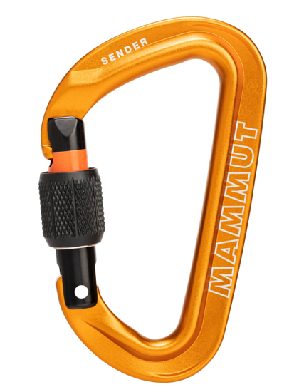Карабин Mammut Sender Screwgate Gold - Фото 1 большая