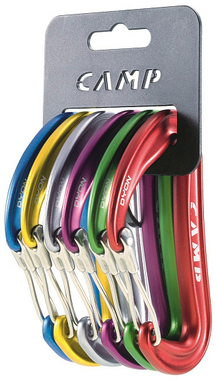Комплект карабинов C.A.M.P. Dyon Rack Pack (6шт) - Фото 1 большая