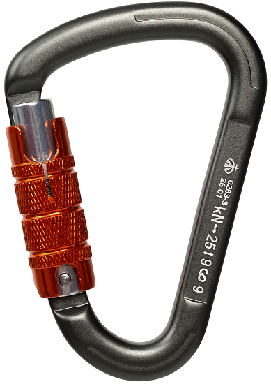 Карабин Vertical Gray треугольный трехтактный Keylock - Фото 2 большая