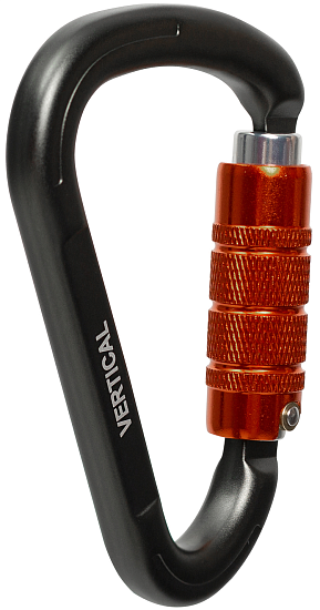 Карабин Vertical Gray треугольный трехтактный Keylock - Фото 3 большая