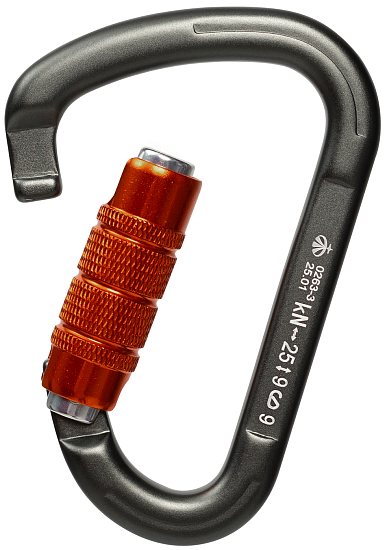 Карабин Vertical Gray треугольный трехтактный Keylock - Фото 4 большая