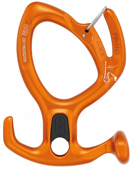 Спусковое устройство Petzl Pirana Guide Orange - Фото 1 большая