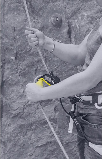 Страховочно-спусковое устройство Salewa Ergo Night - Фото 3 большая