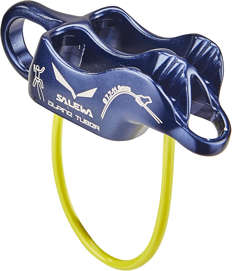 Страховочно-спусковое устройство Salewa Alpine Tuber Midnight Blue - Фото 2 большая