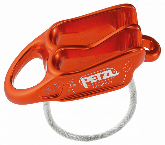Страховочно-спусковое устройство Petzl Reverso Red - Фото 1 большая