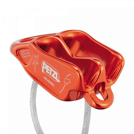 Страховочно-спусковое устройство Petzl Reverso Red - Фото 2 большая