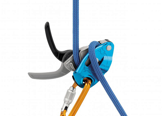 Страховочное устройство Petzl Grigri Blue - Фото 4 большая