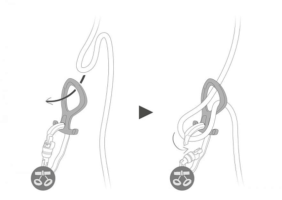 Спусковое устройство Petzl Pirana Club Green - Фото 2 большая