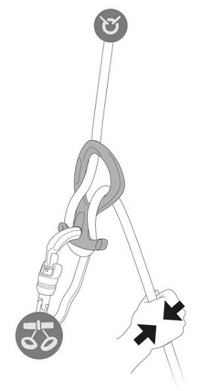 Спусковое устройство Petzl Pirana Club Green - Фото 4 большая